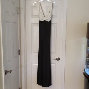 Black Calvin Klein prom or evening dress